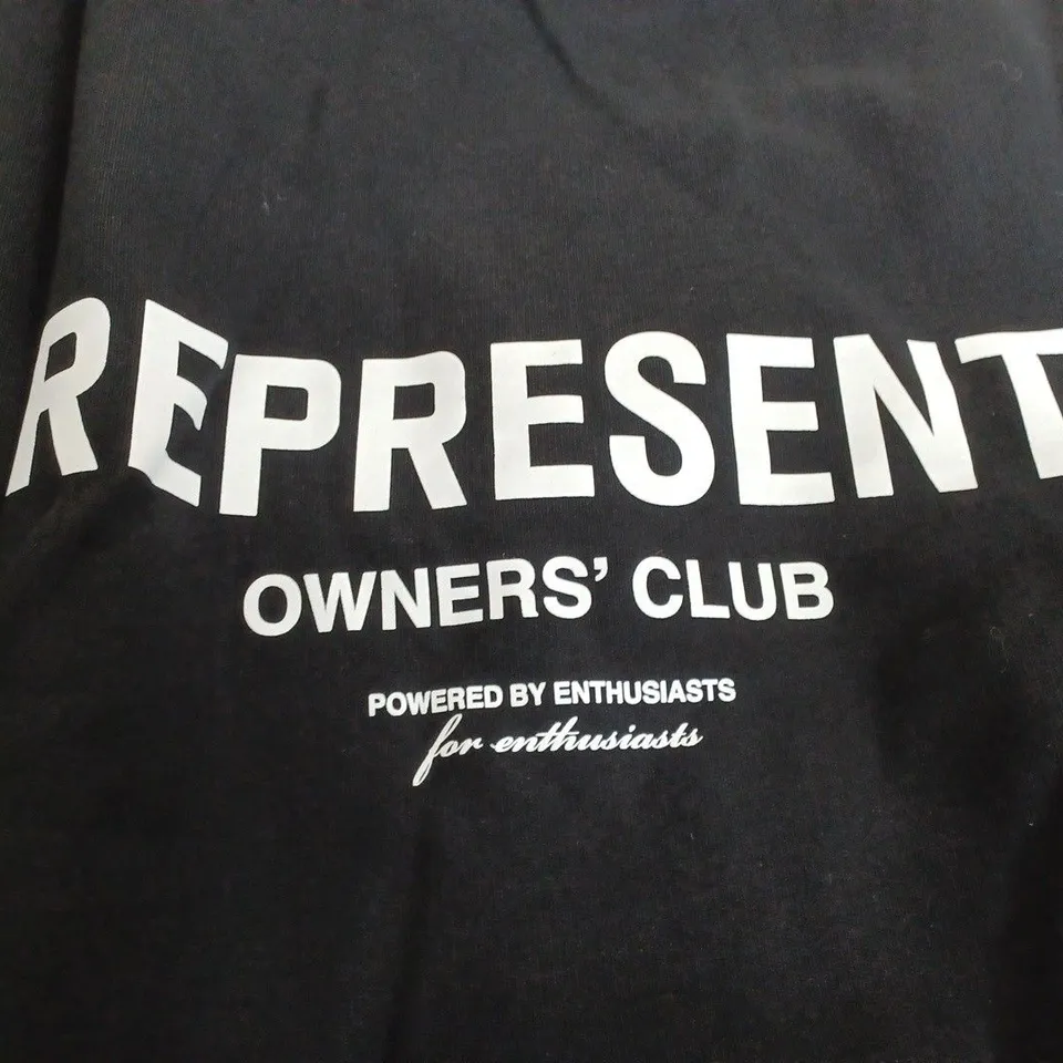 REPRESENT OWNERS CLUB SWEATER IN BLACK - M