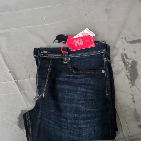 DIESEL JEANS – REGULAR FIT, W36 L32, DARK INDIGO DENIM (MEN'S) WITH TAGS