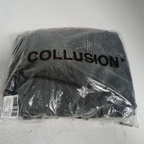 BAGGED COLLUSION BALLOON LOW RISE JEAN IN STONEWASH - W34/L28