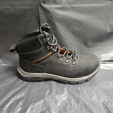 SCRUFFS MEN'S BLACK STEEL TOE WORK BOOTS, UK 9