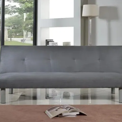 BOXED MCCANDLISH 3 SEATER CLIC CLAC MONZA SOFA BED UPHOLSTERY: GREY
