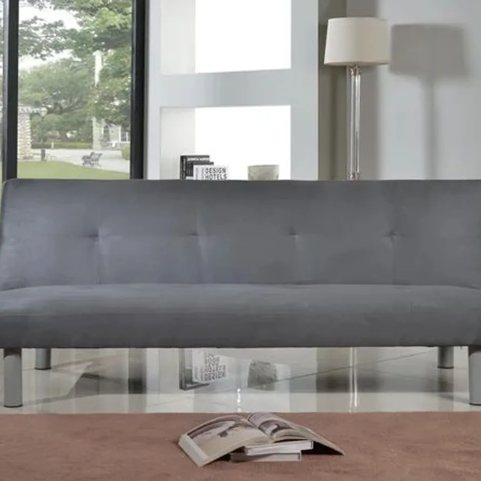 BOXED MCCANDLISH 3 SEATER CLIC CLAC MONZA SOFA BED UPHOLSTERY: GREY