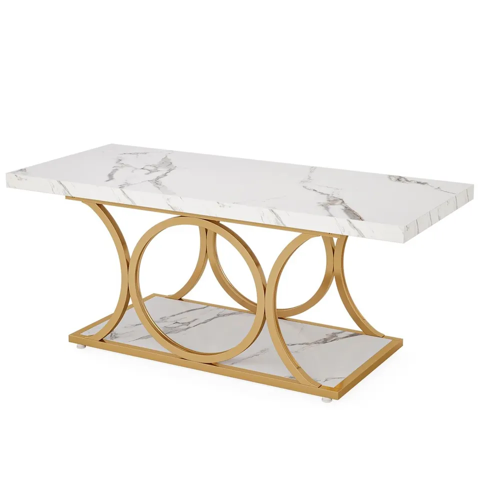 BOXED DORIER OPEN COFFEE TABLE WITH STORAGE (1 BOX)