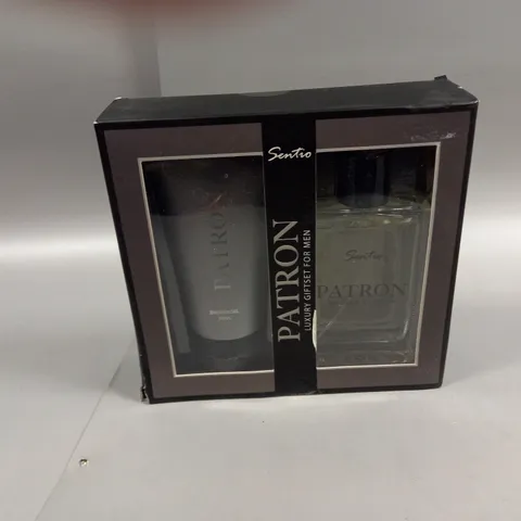 SEALED SENTIO PATRON LUXURY MENS GIFTSET EDT 100ML
