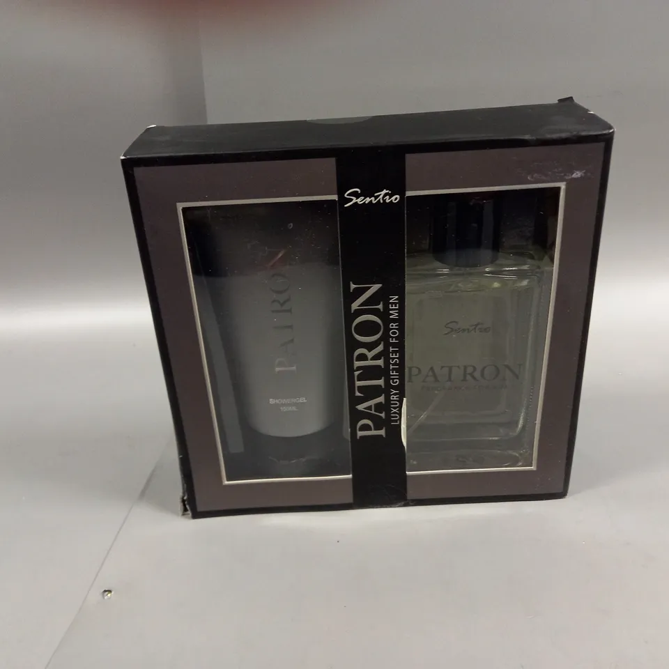SEALED SENTIO PATRON LUXURY MENS GIFTSET EDT 100ML 