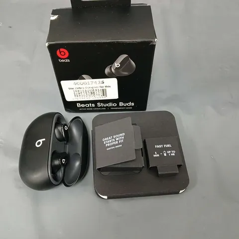 BOXED BEATS STUDIO BUDS - BLACK 