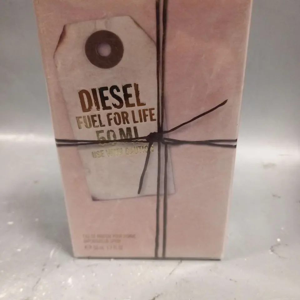 BOXED AND SEALED DIESEL FUEL FOR LIFE EAU DE PARFUM 50ML