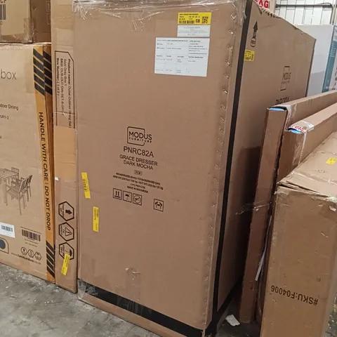 BOXED MODUS FURNITURE GRACE DRESSER - DARK MOCHA (1 BOX)