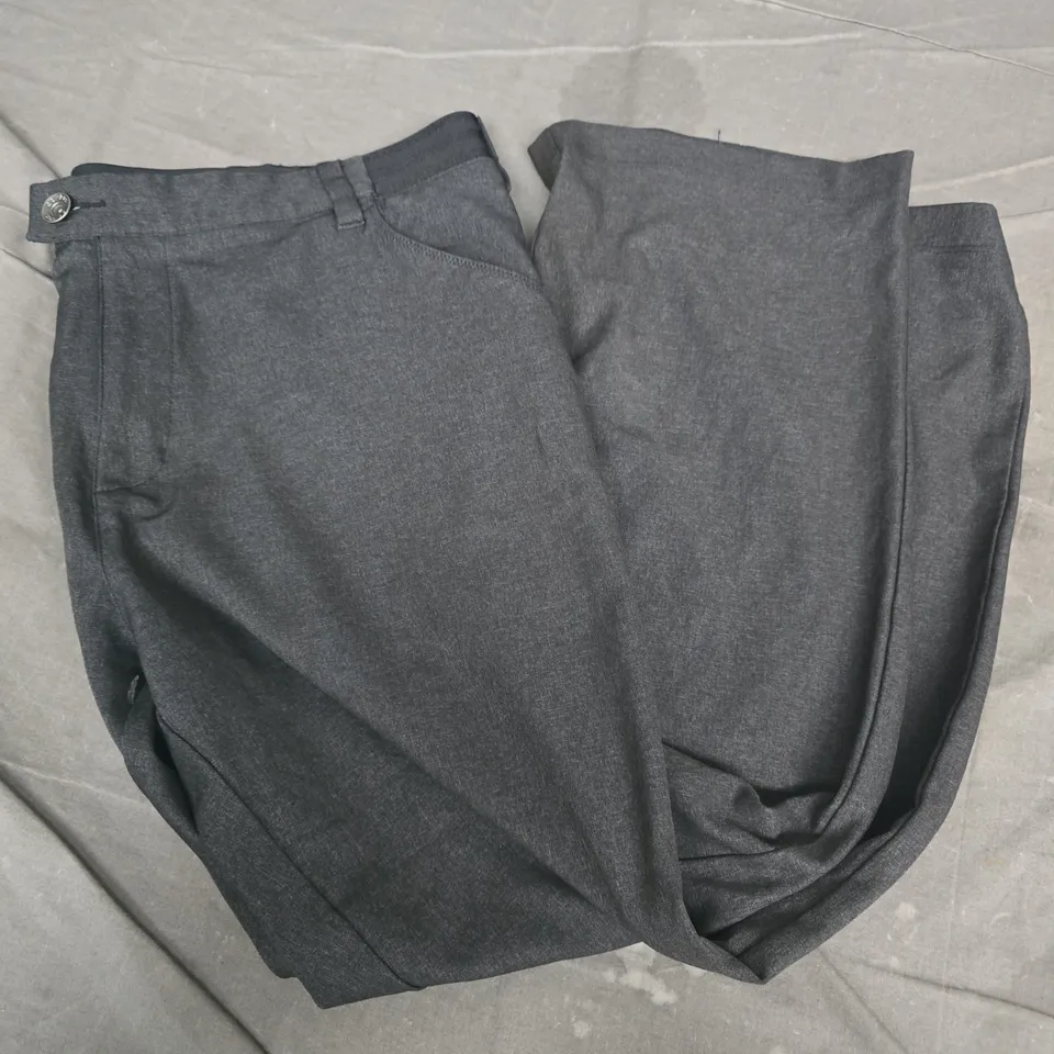 ADIDAS MEN'S TROUSERS – DARK GREY, 38X32