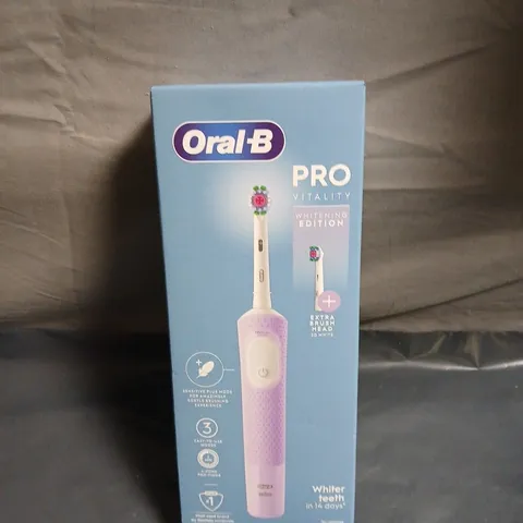 ORAL-B PRO-VITALITY WHITENING EDITION ELECTRIC TOOTHBRUSH – BOXED