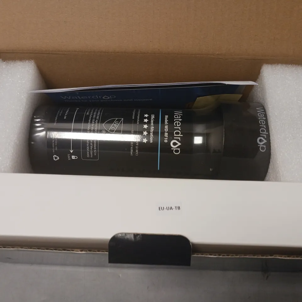 BOXED WEATERDROP UNDER SINK WATER FILTRATION SYSTEM