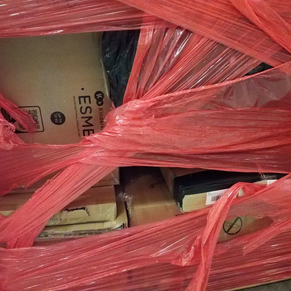 PALLET CONTAINING ASSORTED PRODUCTS INCLUDING GAMING CHAIRS & MULTIFUNCTIONAL STROLLER 