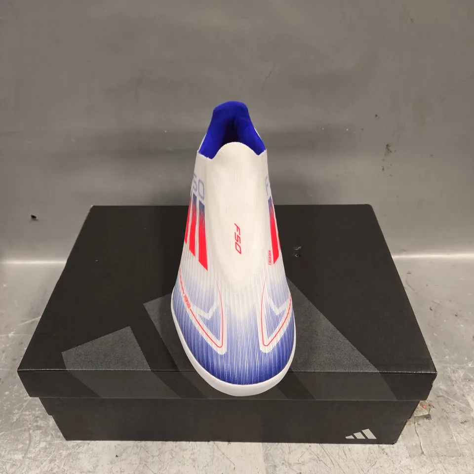 BOXED PAIR OF ADIDAS F50 LEAGUE FOOTBALL BOOTS - 6.5