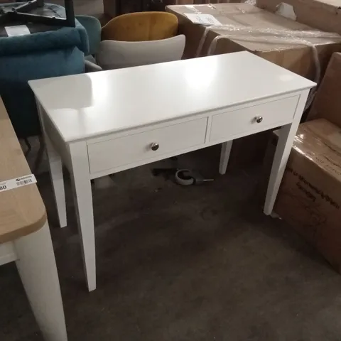 QUALITY DESIGNER WHITE ASHBY DRESSING TABLE