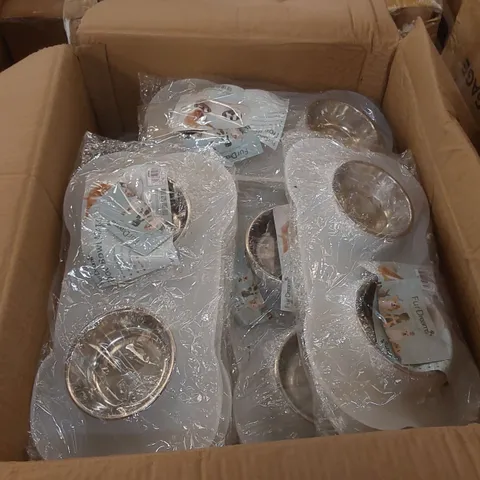 BOX CONTAINING APPROXIMATELY 15 FURDREAMS NON-SLIP DOG BOWL MATS