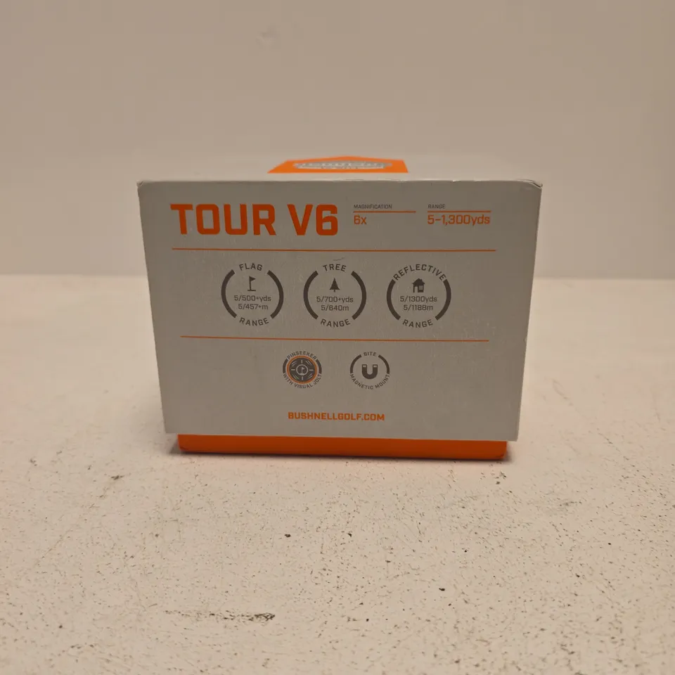 BUSHNELL TOUR V6 GOLF RANGEFINDER – BOXED