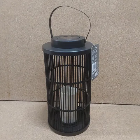 BOXED SMART SOLAR URBANE LANTERN IN BLACK