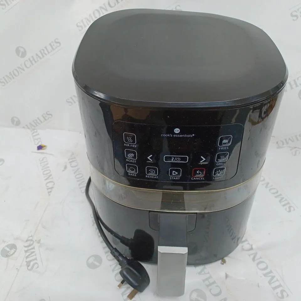 COOK'S ESSENTIALS AIR FRYER - BLACK