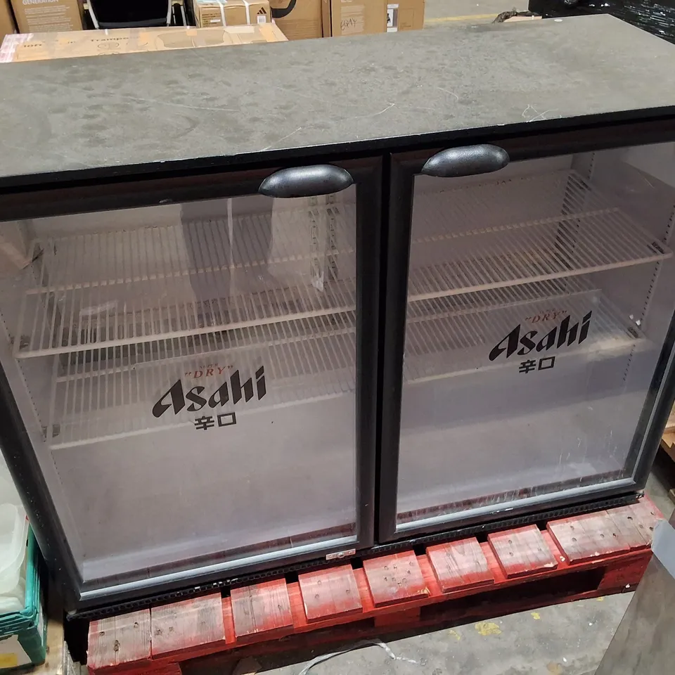 CORNELIUS DOUBLE DOOR GLASS DISPLAY FRIDGE