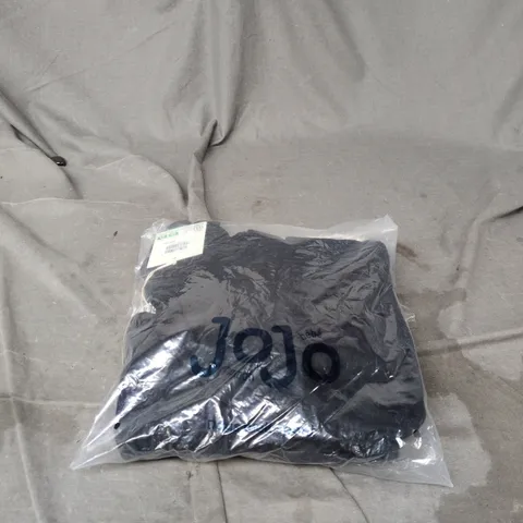 JOJO MAMAN BEBE JERSEY DUNGAREES MEDIUM BLACK WITH TAGS