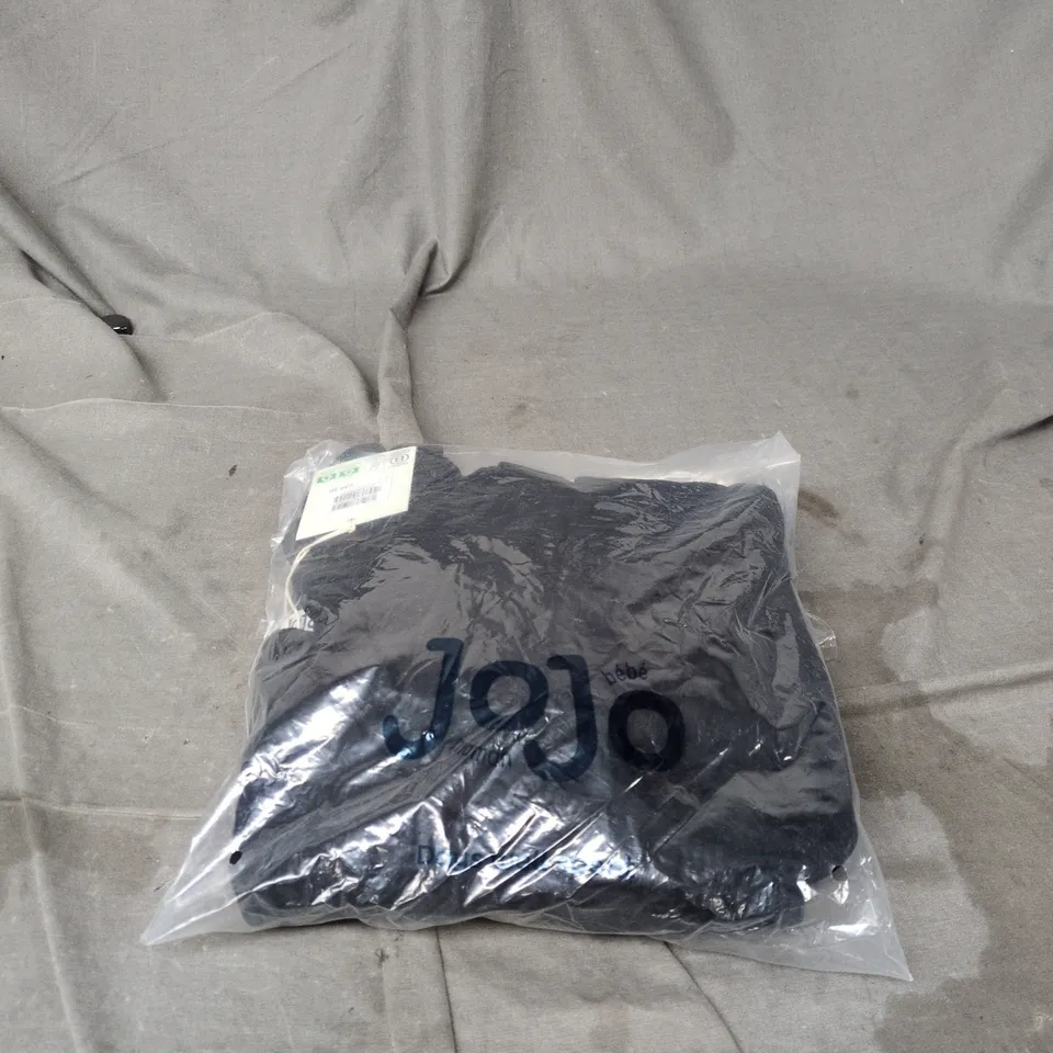 JOJO MAMAN BEBE JERSEY DUNGAREES MEDIUM BLACK WITH TAGS