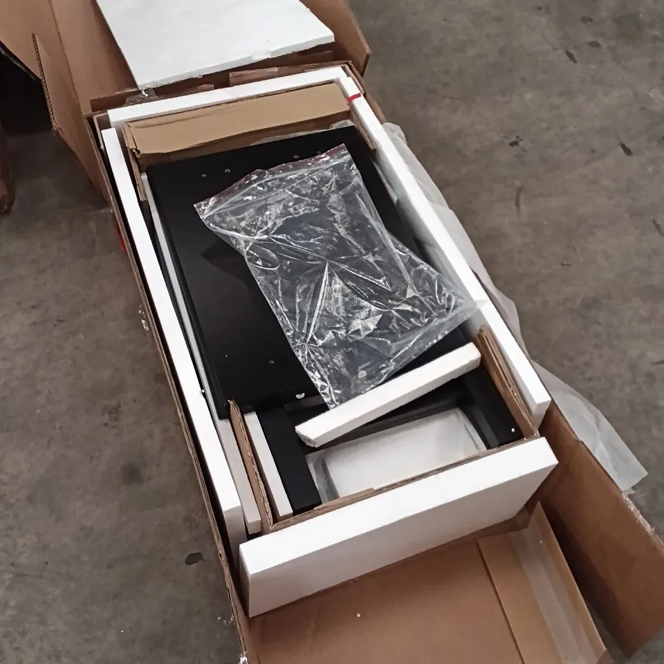 BOXED BEDSIDE TABLES (SET OF 2) - BLACK (1 BOX)