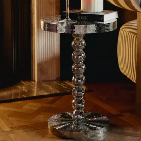 BOXED DISCO BALL SIDE TABLE (1 BOX)