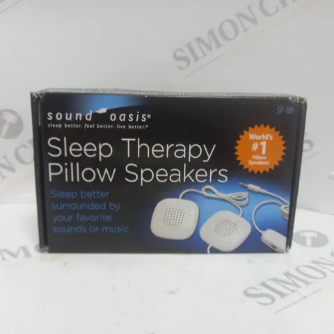BOXED SEALED SOUND OASIS SLEEP THERAPY PILLOW SPEAKERS