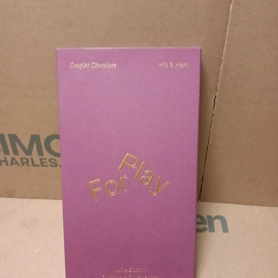 FOR PLAY HIS & HERS INTIMACY-ENHANCING CHOCOLATES - BB 31/1/27 