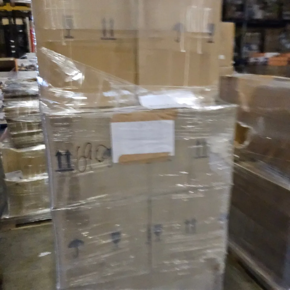 PALLET TO CONTAIN APPROXIMATELY 12 BOXED ESPERIA FLOOR STANDING 2 DRAWER VANITY UNITS 800mm PEARLY WHITE