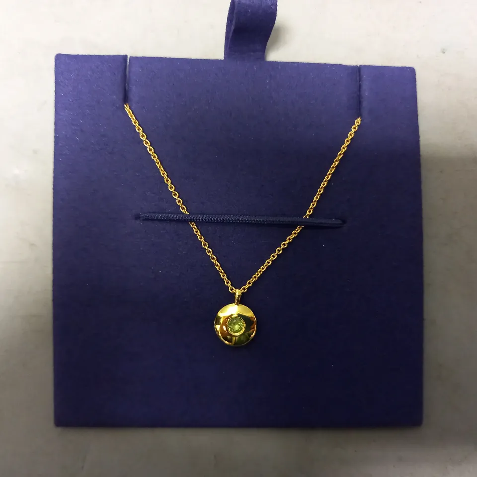 BOXED MONICA VINADER NECKLACE IN GOLD EFFECT
