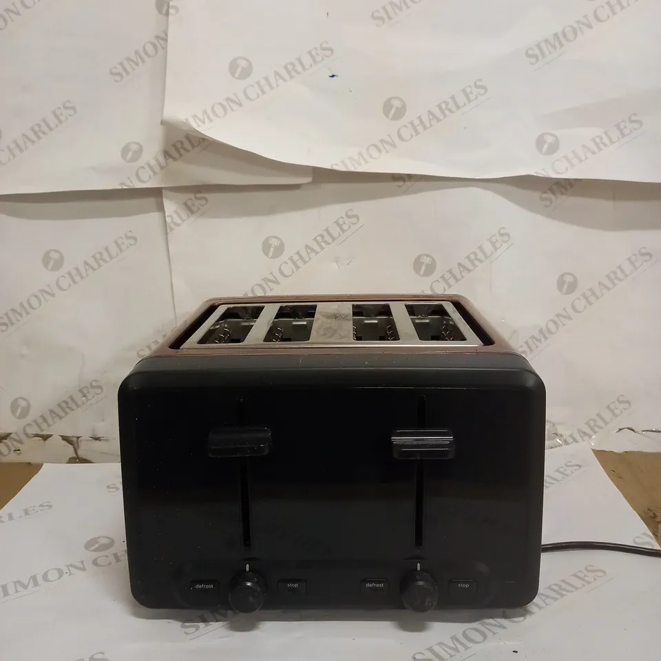 BOSCH 4 SLOT STAINLESS STEEL TOASTER WITH VARIABLE CONTROLS - COPPER