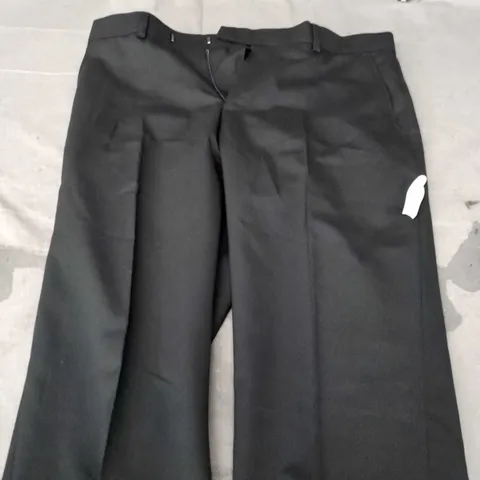 MOSS BROS MEN'S FORMAL TROUSERS – BLACK, SIZE UK 38 (38R)