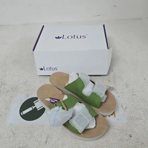 LOTUS VOLOS GREEN SANDALS – UK 7 (EU 40)