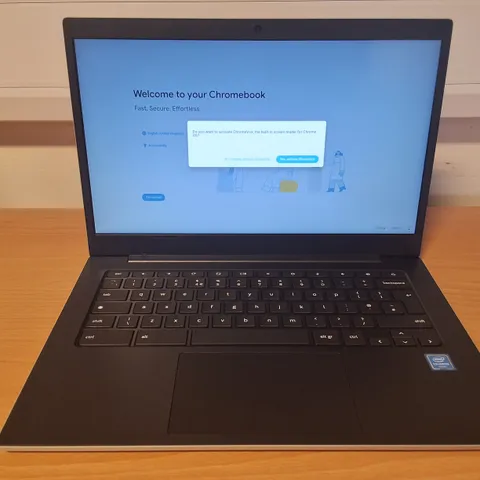 SAMSUNG GALAXY CHROMEBOOK GO INTEL CELERON LAPTOP IN SILVER - XE340XDA