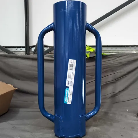 Silverline Post Driver 670 x 170mm – Blue Steel Garden Tool