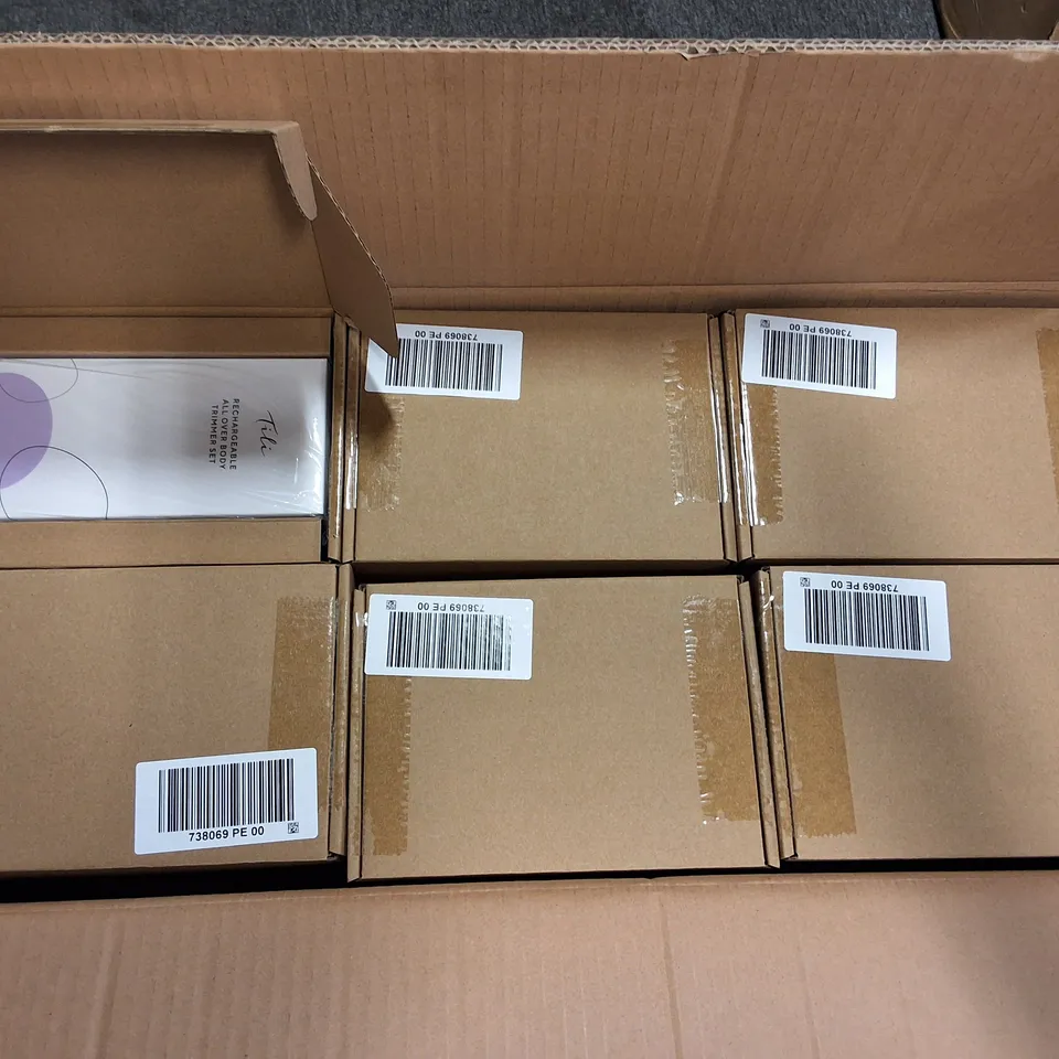 LOT OF 30 BRAND NEW TILI RECHARGABLE ALL OVER BODY TRIMMERS SETS