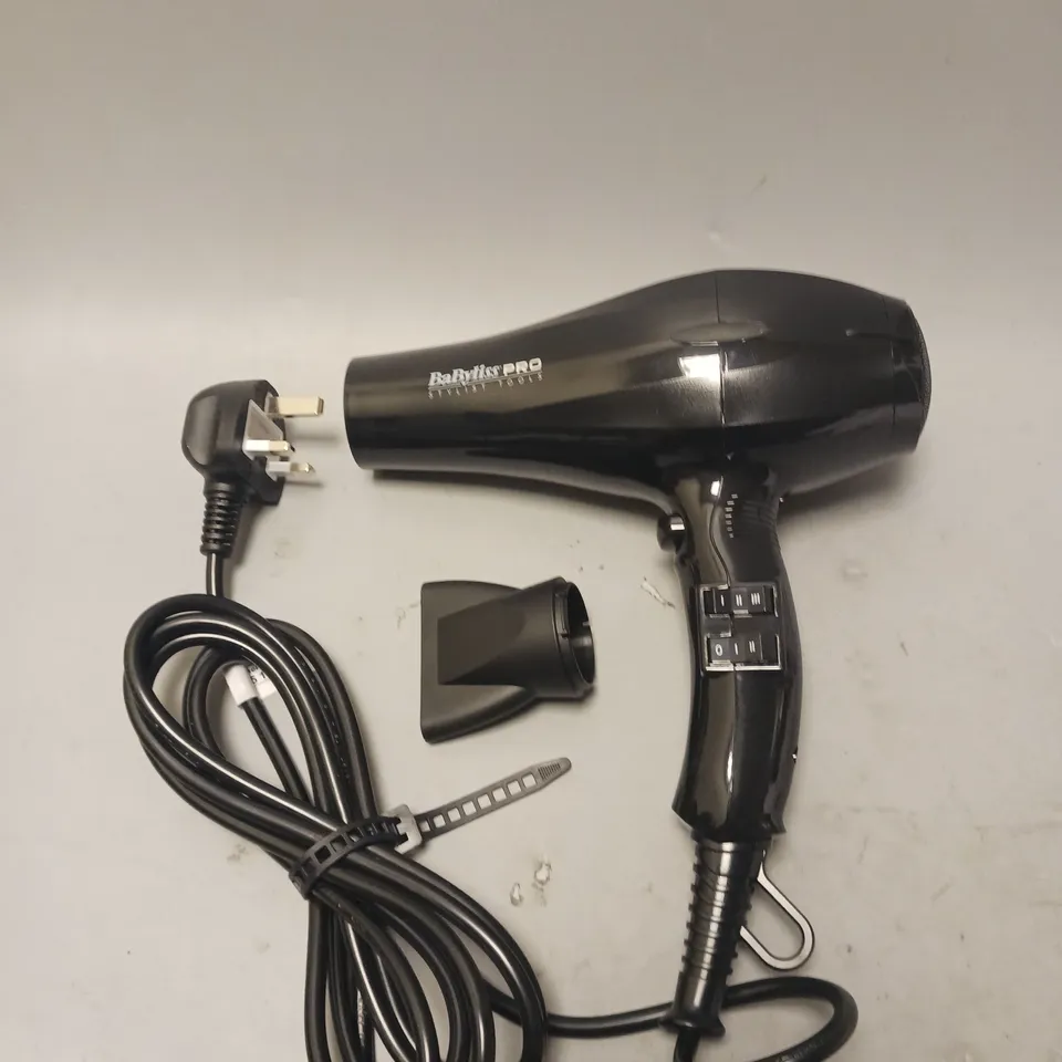 BOXED BABYLISS PRO BLACK MAGIC HAIRDRYER 