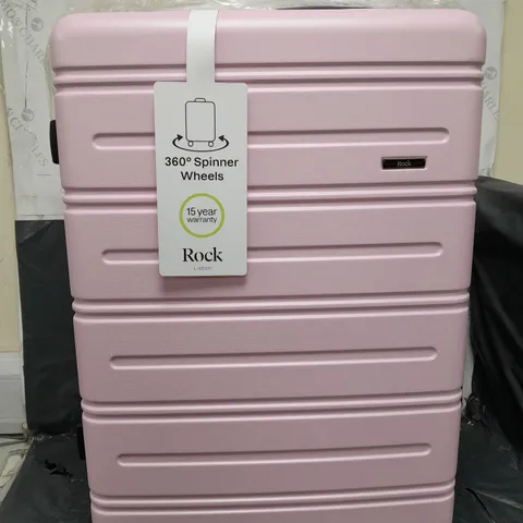 ROCK LISBON LARGE SUITCASE PINK - COLLECTION ONLY