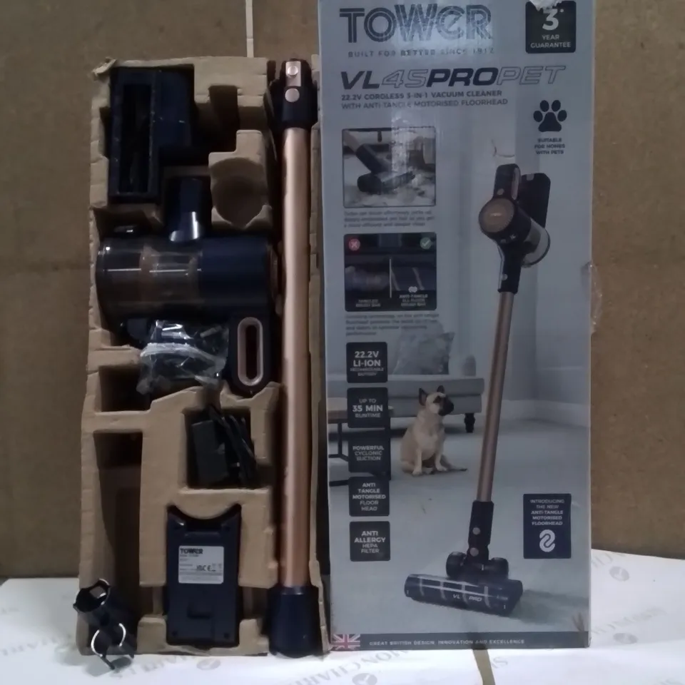 BOXED TOWER VL45 PRO PET VACUUM CLEANER 