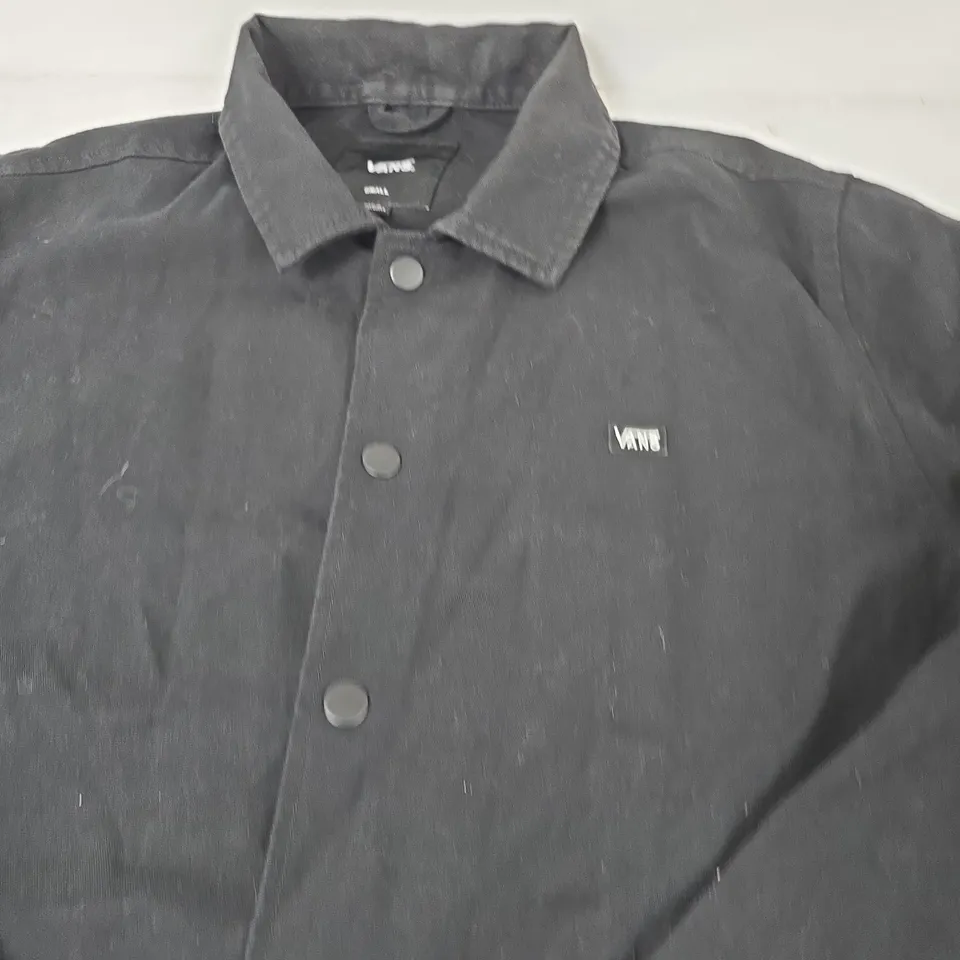 VANS BLACK JACKET – SIZE SMALL