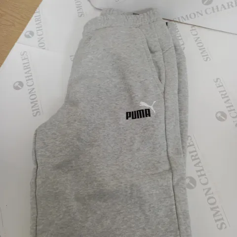 PUMA LOGO FLEECED TRACKSUIT BOTTOMS SIZE UNSPECIFIED