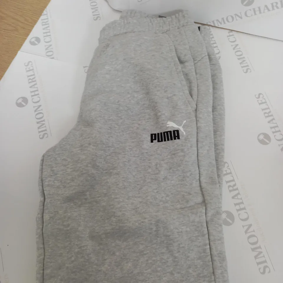PUMA LOGO FLEECED TRACKSUIT BOTTOMS SIZE UNSPECIFIED