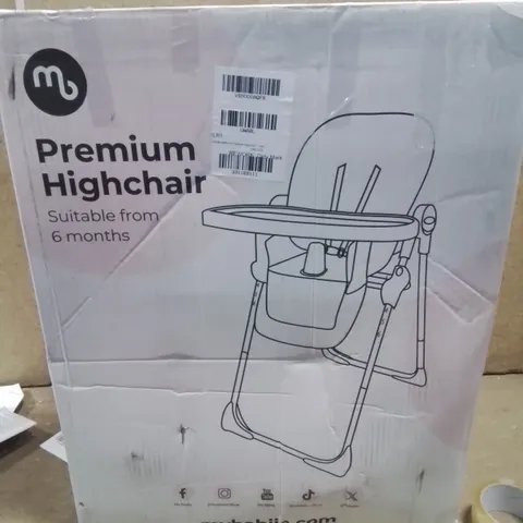 BOXED MY BABIIE MBHC8 SAMANTHA FAIERS SAFARI PREMIUM HIGHCHAIR