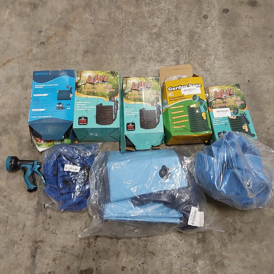 PALLET OF ASSORTED HOSE PIPES AND RELATED GARDEN PRODUCTS ETC