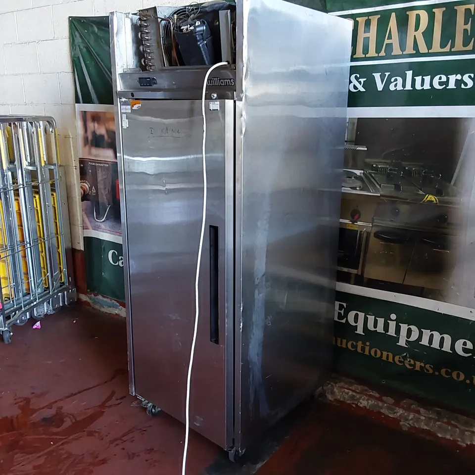 WILLIAMS LJ1SA JADE STAINLESS STEEL SINGLE DOOR COMMERCIAL FREEZER