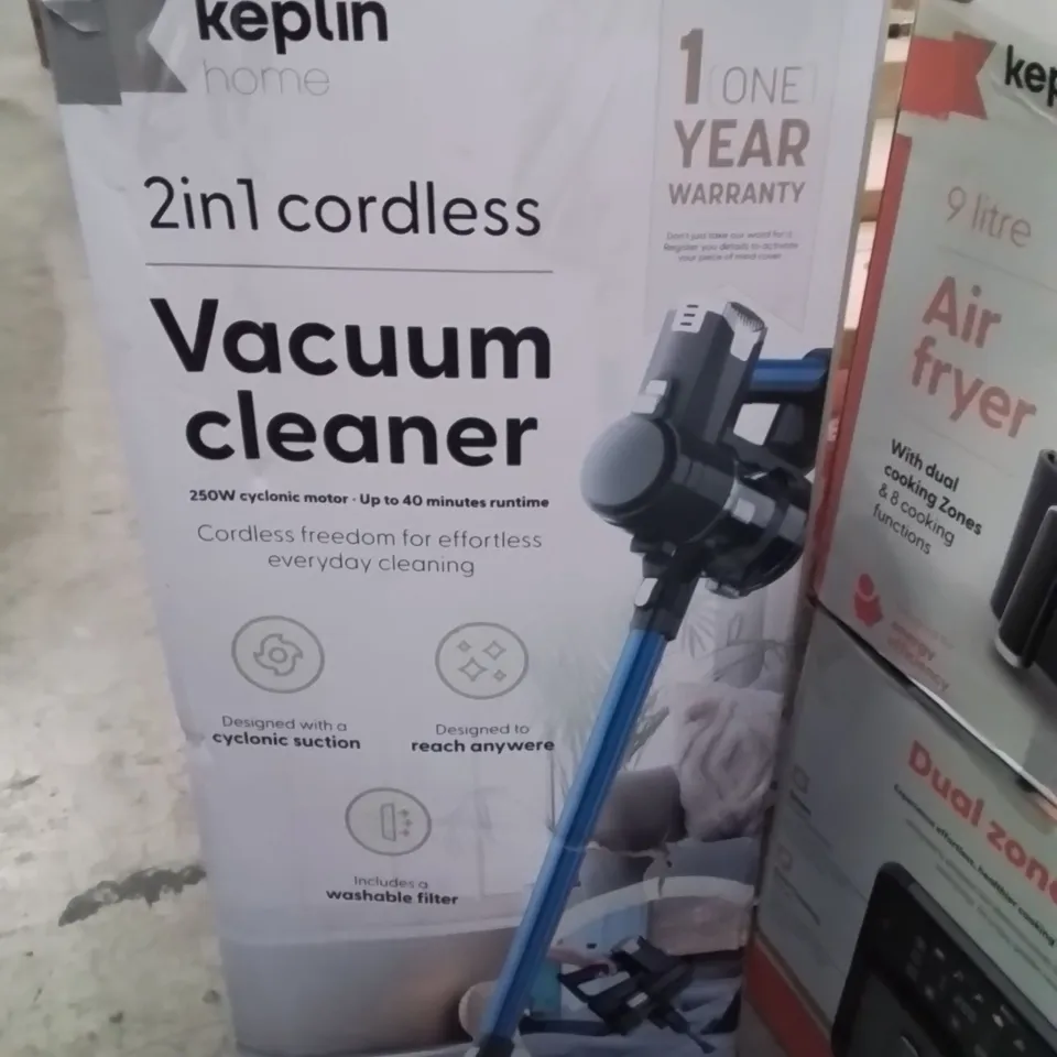 BOXED KEPLIN 2IN1 CORDLESS VACUUM CLEANER 