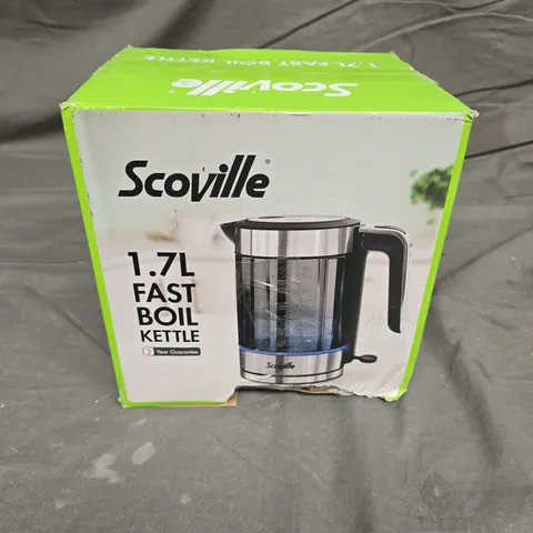 BOXED SCOVILLE 1.7L FAST BOIL KETTLE