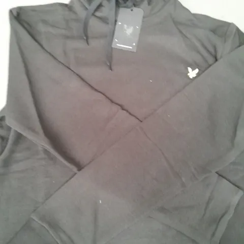 LYLE & SCOTT HOODIE IN BLACK SIZE SMALL