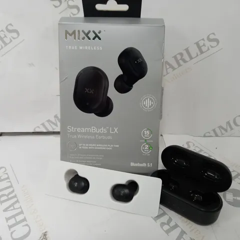 BOXED MIXX AUDIO STREAMBUDS LX WIRELESS EARPHONES